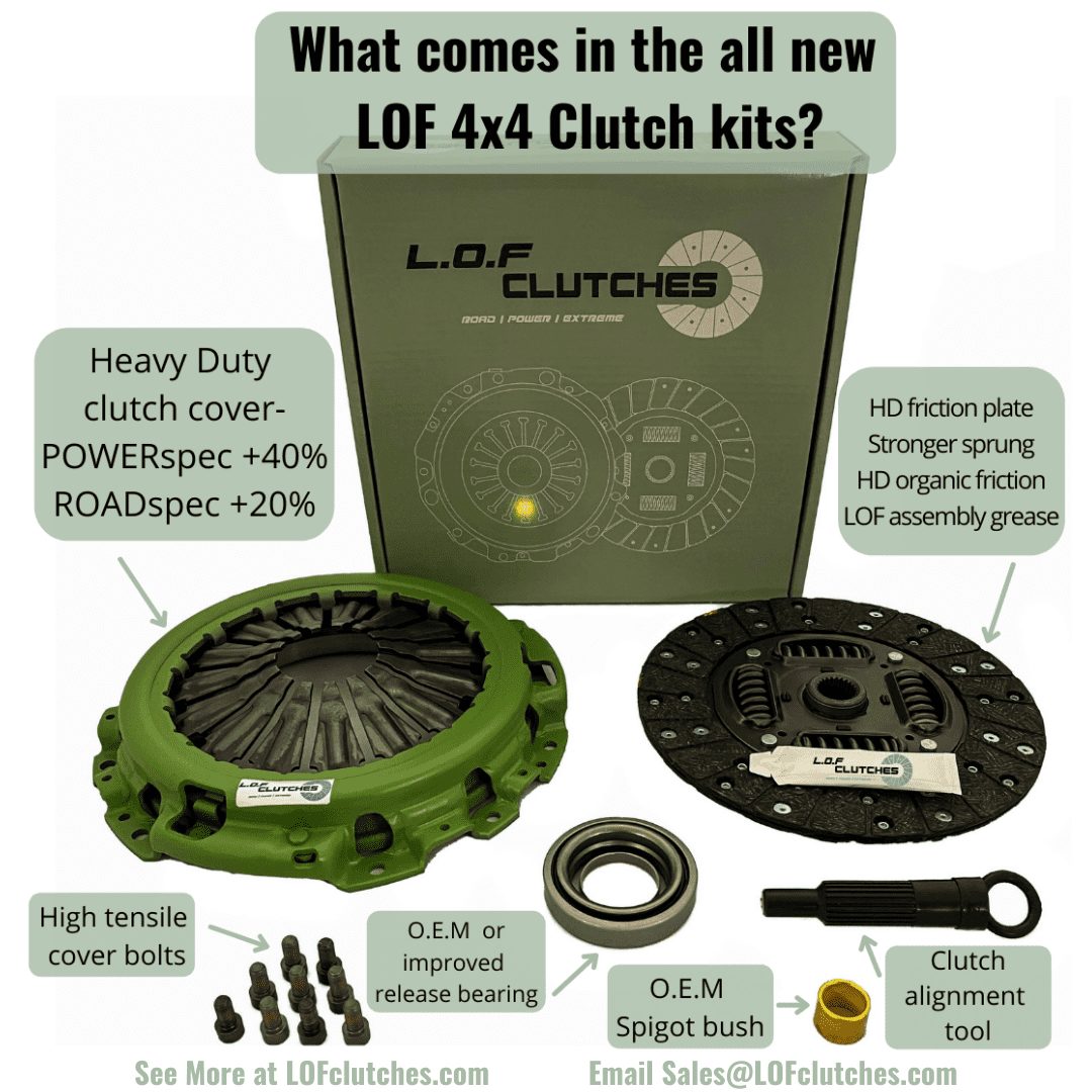 Take a look at the all New Heavy duty LOF 4×4 Clutch Range